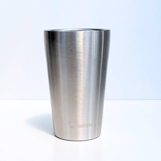 large stainless steel cup