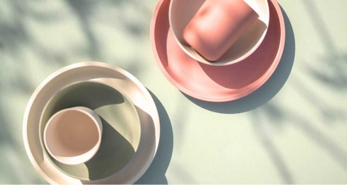 plant based bamboo dinnerware