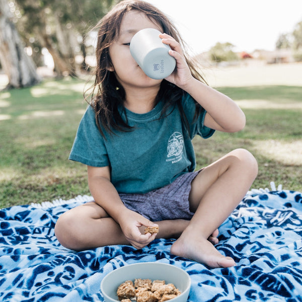Kids bamboo dinner set