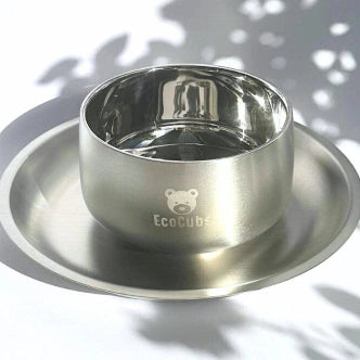stainless steel plates and bowls
