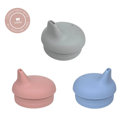 Silicone Sippy Cup Lid Only - Compatible with All EcoCubs Cups