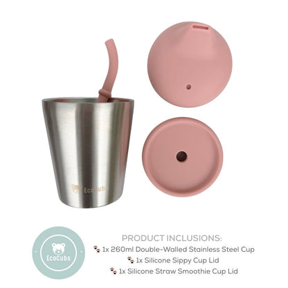Non toxic sippy cup with straw lid