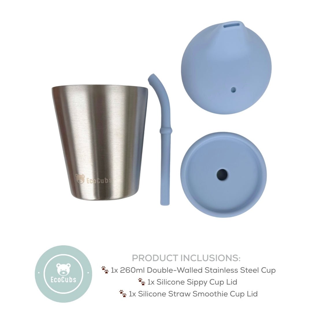 Stainless steel sippy cup