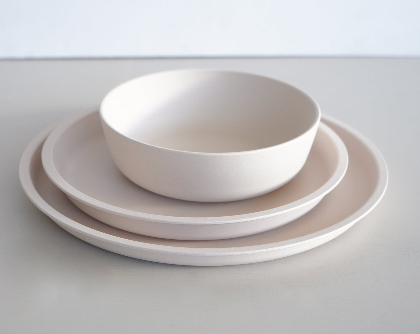 Dinner Plate (9.5inch) Duo- Natural White