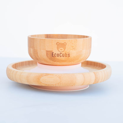 Bamboo Suction Bowl & Plate Bundle- save 15%!