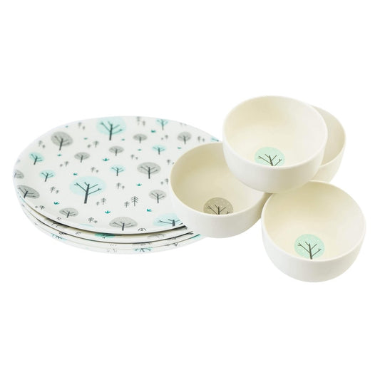 EcoCubs Original Baby Bundle (4 small bowls & 4 small plates). Save >20%!