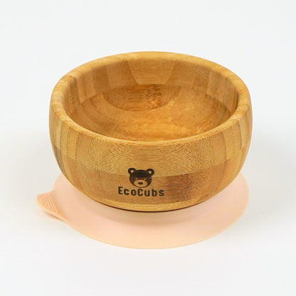 Bamboo Suction Bowls (3 colours)