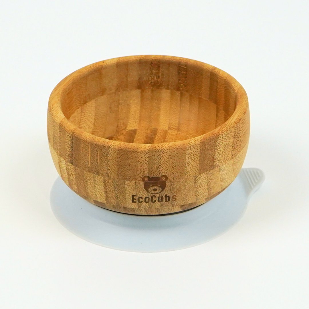 Bamboo Suction Bowls (3 colours)