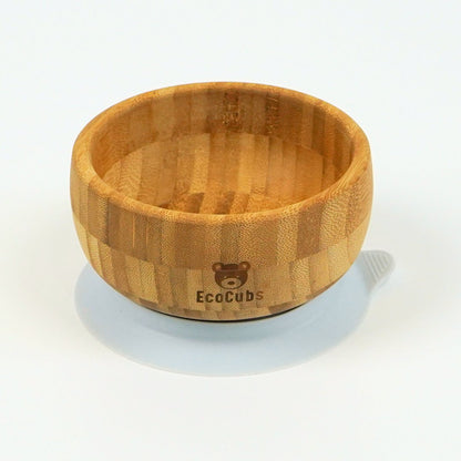 Bamboo Suction Bowls (3 colours)
